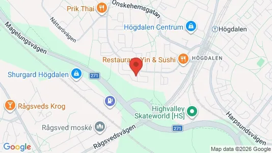 Lägenheter att hyra i Söderort - kort over placeringen