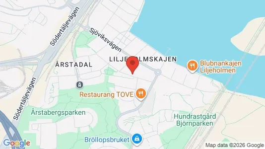 Lägenheter att hyra i Södermalm - kort over placeringen