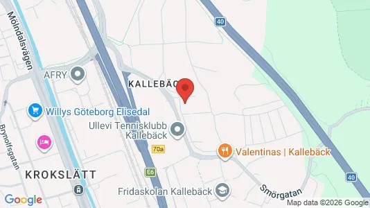 Lägenheter att hyra i Örgryte-Härlanda - kort over placeringen