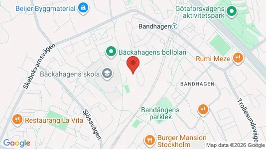 Lägenheter att hyra i Söderort - kort over placeringen