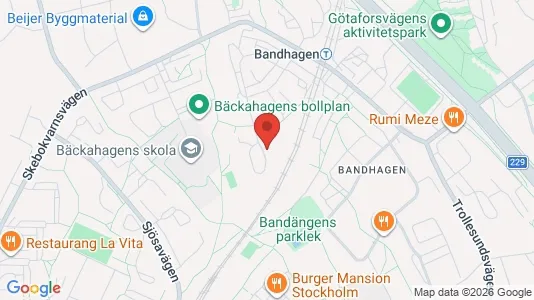 Lägenheter att hyra i Söderort - kort over placeringen