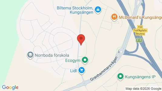 Lägenheter att hyra i Upplands-Bro - kort over placeringen