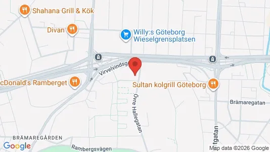 Lägenheter att hyra i Lundby - kort over placeringen