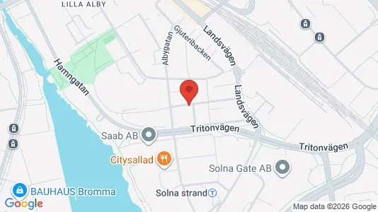 Lägenheter att hyra i Sundbyberg - kort over placeringen