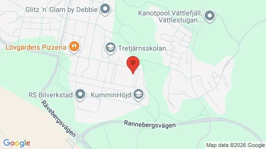 Lägenheter att hyra i Angered - kort over placeringen