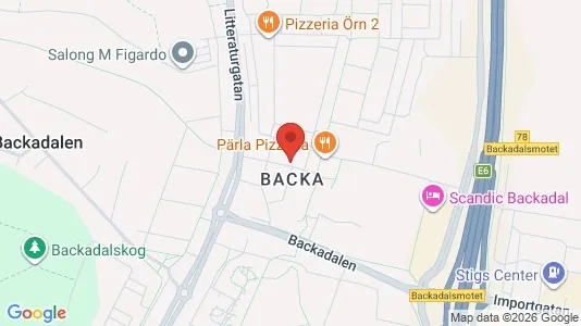 Lägenheter att hyra i Norra hisingen - kort over placeringen