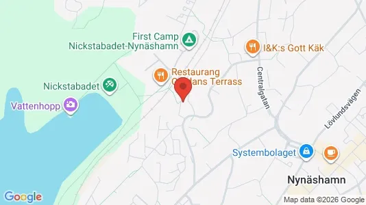 Lägenheter att hyra i Nynäshamn - kort over placeringen