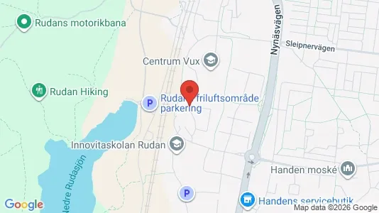 Lägenheter att hyra i Haninge - kort over placeringen