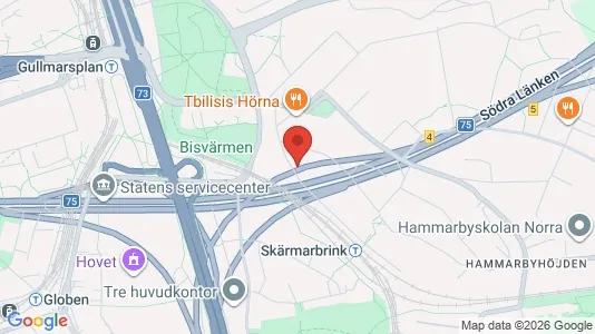 Lägenheter att hyra i Söderort - kort over placeringen