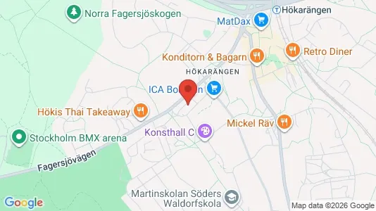 Lägenheter att hyra i Söderort - kort over placeringen