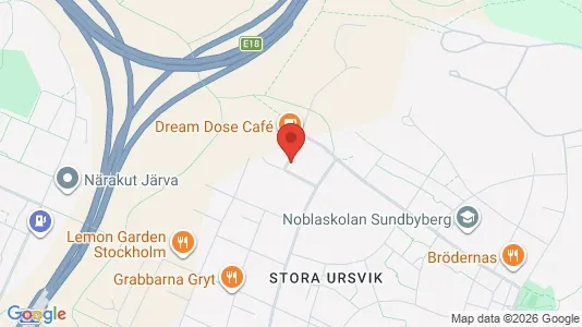 Lägenheter att hyra i Sundbyberg - kort over placeringen
