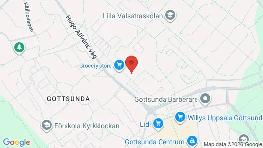Lägenheter att hyra i Uppsala - kort over placeringen
