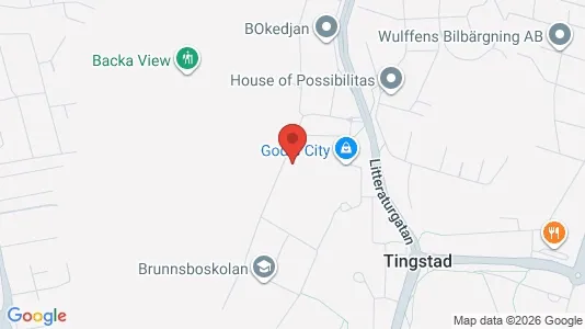 Lägenheter att hyra i Norra hisingen - kort over placeringen