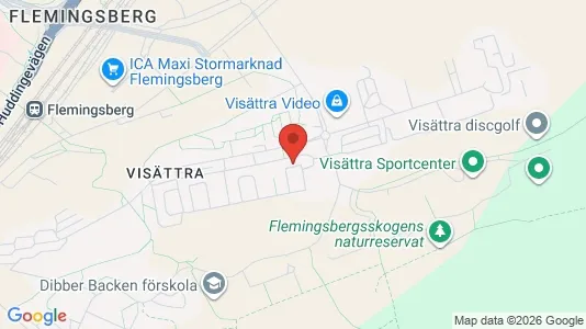 Lägenheter att hyra i Huddinge - kort over placeringen