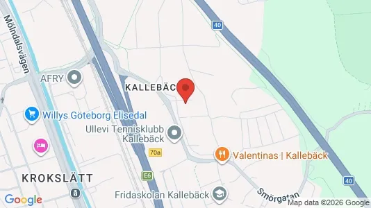 Lägenheter att hyra i Örgryte-Härlanda - kort over placeringen