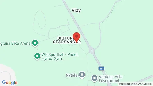 Lägenheter att hyra i Sigtuna - kort over placeringen