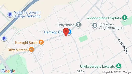 Lägenheter att hyra i Söderort - kort over placeringen
