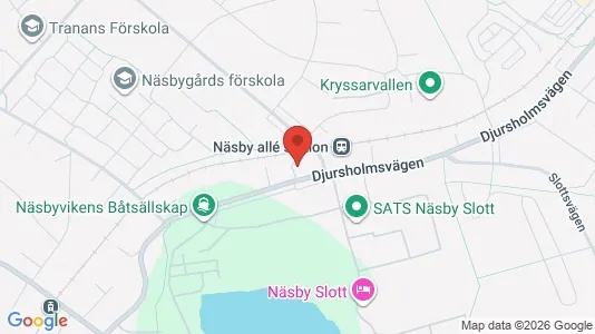 Lägenheter att hyra i Täby - kort over placeringen