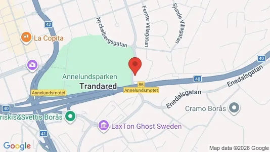Lägenheter att hyra i Borås - kort over placeringen