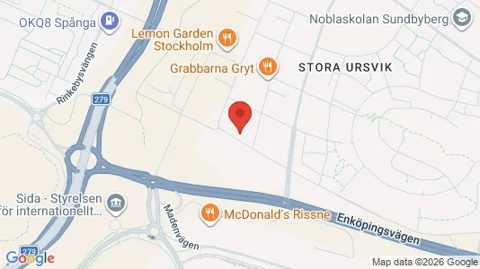 Lägenheter att hyra i Sundbyberg - kort over placeringen