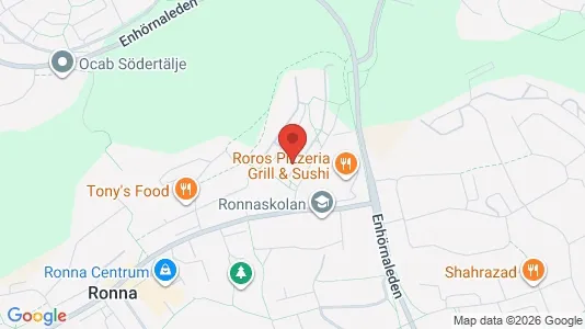 Lägenheter att hyra i Södertälje - kort over placeringen
