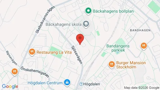 Lägenheter att hyra i Söderort - kort over placeringen