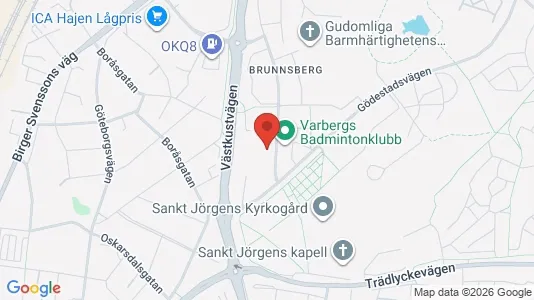 Lägenheter att hyra i Varberg - kort over placeringen