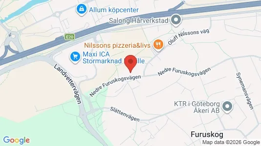 Lägenheter att hyra i Partille - kort over placeringen