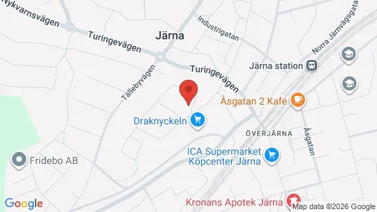 Lägenheter att hyra i Södertälje - kort over placeringen