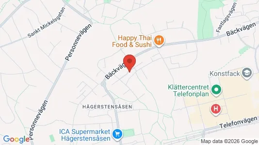 Lägenheter att hyra i Söderort - kort over placeringen