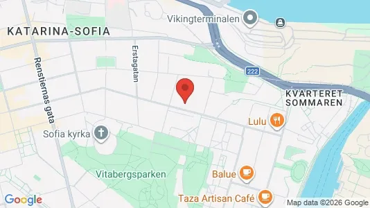 Lägenheter att hyra i Södermalm - kort over placeringen