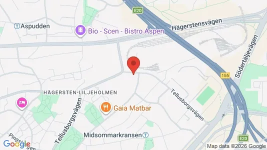 Lägenheter att hyra i Söderort - kort over placeringen