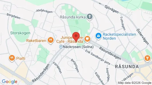 Lägenheter att hyra i Solna - kort over placeringen
