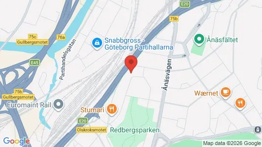 Lägenheter att hyra i Örgryte-Härlanda - kort over placeringen