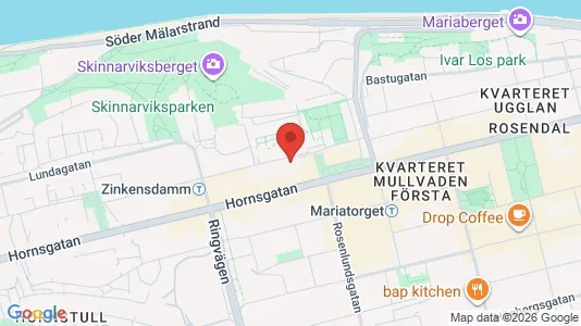 Lägenheter att hyra i Södermalm - kort over placeringen
