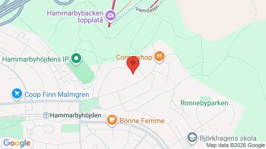 Lägenheter att hyra i Söderort - kort over placeringen