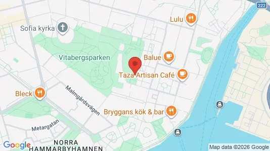 Lägenheter att hyra i Södermalm - kort over placeringen