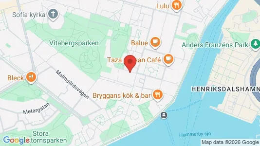 Lägenheter att hyra i Södermalm - kort over placeringen