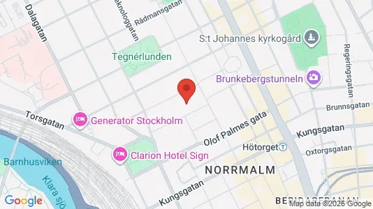 Lägenheter att hyra i Stockholm Innerstad - kort over placeringen