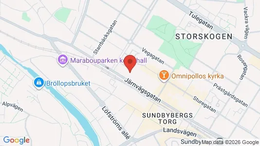 Lägenheter att hyra i Sundbyberg - kort over placeringen