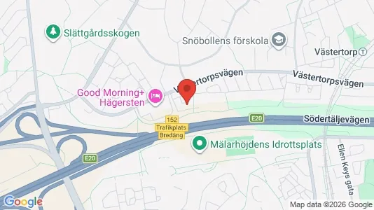Lägenheter att hyra i Söderort - kort over placeringen
