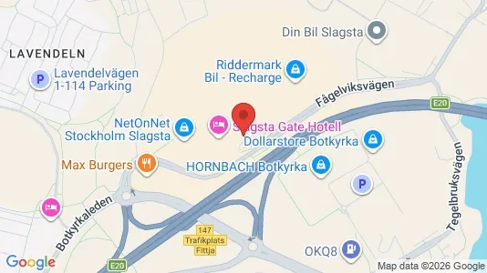 Lägenheter att hyra i Botkyrka - kort over placeringen