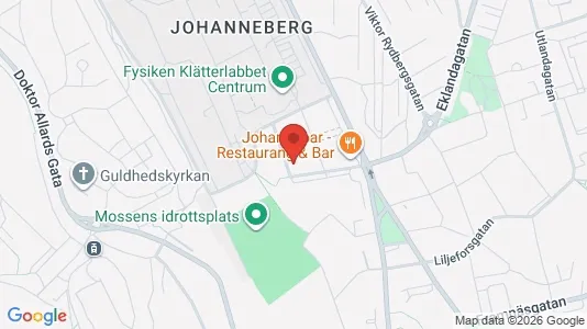 Lägenheter att hyra i Johanneberg - kort over placeringen