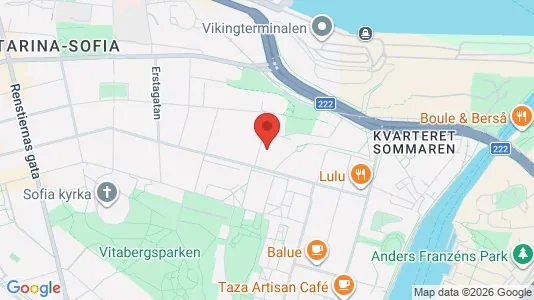 Lägenheter att hyra i Södermalm - kort over placeringen