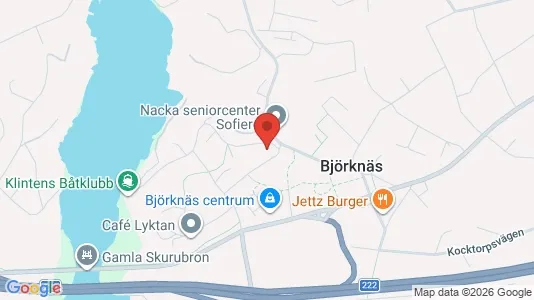 Lägenheter att hyra i Nacka - kort over placeringen