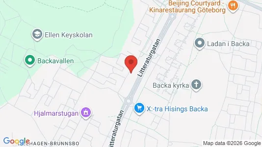Lägenheter att hyra i Norra hisingen - kort over placeringen