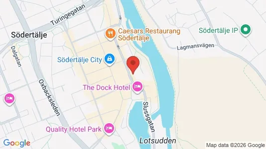 Lägenheter att hyra i Södertälje - kort over placeringen