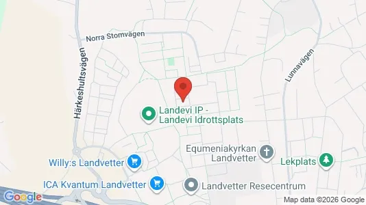Lägenheter att hyra i Härryda - kort over placeringen