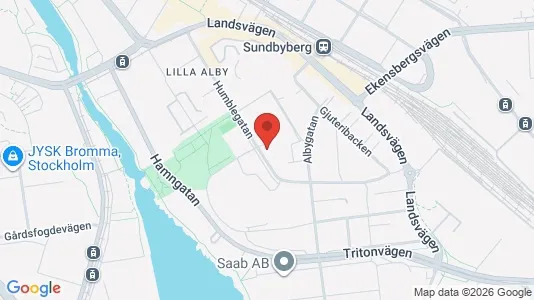 Lägenheter att hyra i Sundbyberg - kort over placeringen