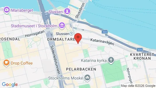 Lägenheter att hyra i Södermalm - kort over placeringen
